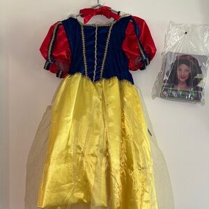 Kids Princess Costume - Vintage Snow White